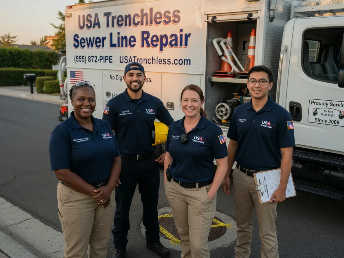 Sewer Line Repair company in Knickerbocker, TX